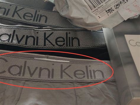 Calvin Klein counterfeit